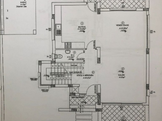 Vom Besitzer Nikosia DUMLUPINAR auch Türkische Kokanli, voll freistehende 3+1 VILLA, MWST und Transformator bezahlt! (+Halbiert) ** 