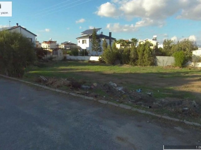 2 PLOTS OF LAND NEXT TO EACH OTHER IN THE YENIBOGAZICI DISTRICT ARE LOCATED 10 dec meters FROM THE MAIN ROAD ** 