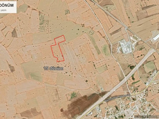 ISKELE ÇAYIROVADA 15 ACRES OF LAND FOR EMERGENCY SALE THE PRICE OF AN ACRE IS 3.500STG ** 