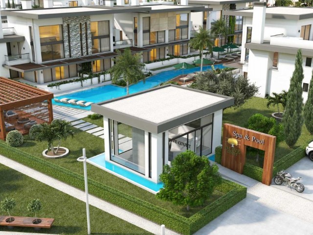 NORTH CYPRUS, THE PEARL OF THE MEDITERRANEAN; 3+1 AND LOFT OPTIONS ARE NOW FOR SALE, INTERNECTED WITH SALAMIS FORESTS, THE MOST FAVORITE RESIDENTIAL AREA IN MAGUSA ** 