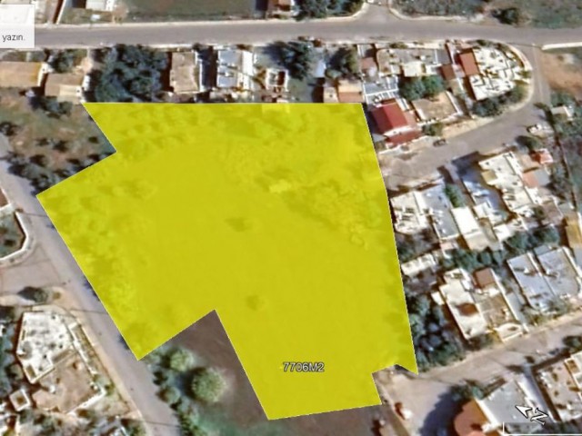 FAMAGUSTA MARAS REGION LAND SUITABLE FOR THE CONSTRUCTION OF A 2-STOREY ZONED SITE ON A COB EQUIVALENT TO 6 ACRES ** 