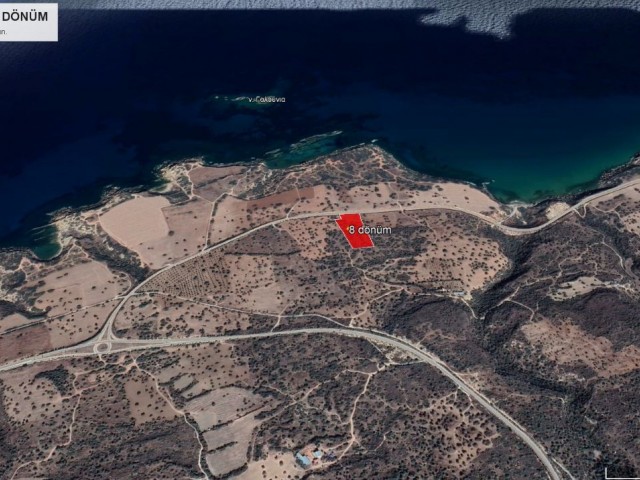 8 acres of land on the KARPAZ KYRENIA RING ROAD