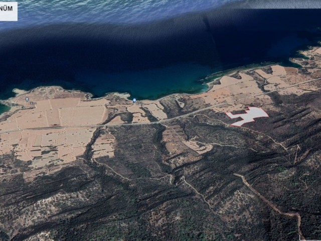 Kaplıca Kuzey Sahiline Cepheli Deniz Manzaralı Site Yapımına Uygun 27 Dönüm İmarlı Arazi
