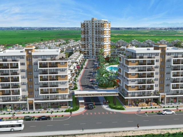 2+1 WOHNUNG ZUM VERKAUF IN İSKELE ROYALSUN ELITE SITE