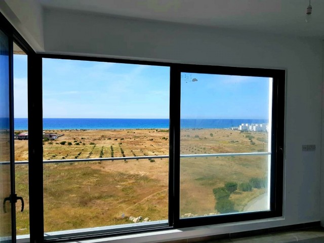 2+1 Beautiful apartment with sea view on 7th floor with communal pool