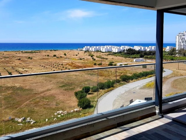 2+1 Beautiful apartment with sea view on 7th floor with communal pool