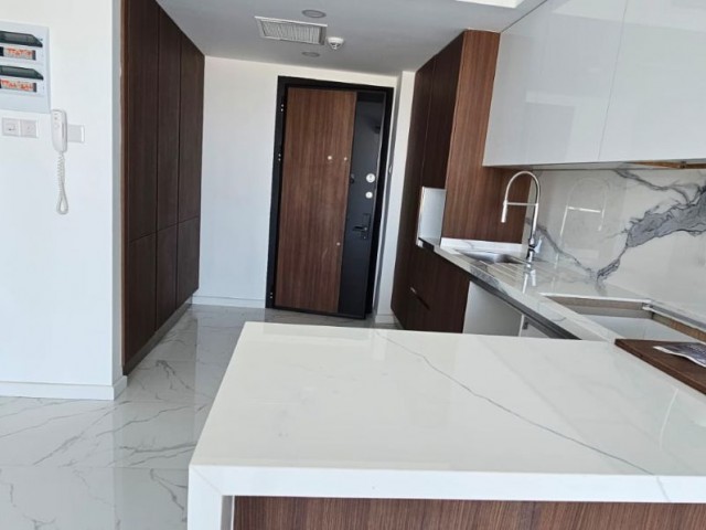 1+1 FULLY FURNISHED NEW FLAT FOR SALE IN İSKELE LONG BEACH