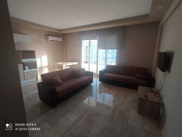 3+1 flat for sale above the market in Lefke, within walking distance of Lefke European University