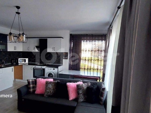 1+1 furnished luxury flat for sale (VAT transformer paid) ready flat