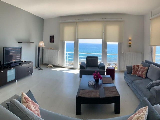 Seafront Fully Furnished 3+1 Flat for Sale in G.magusa Gülseren Region