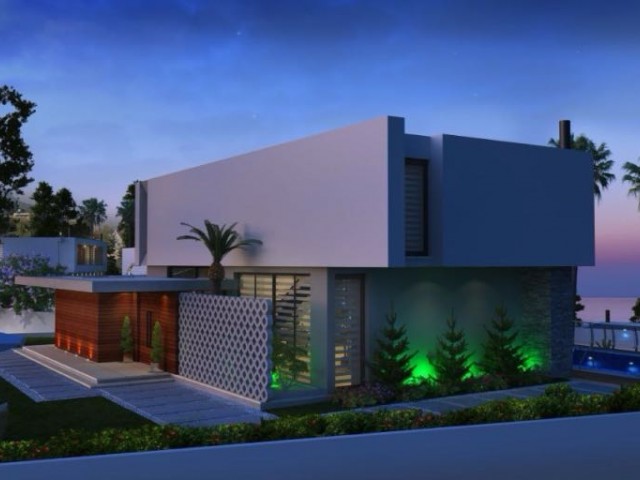 Ultra-Luxusvilla zum Verkauf mit türkischem Titel in Kyrenia