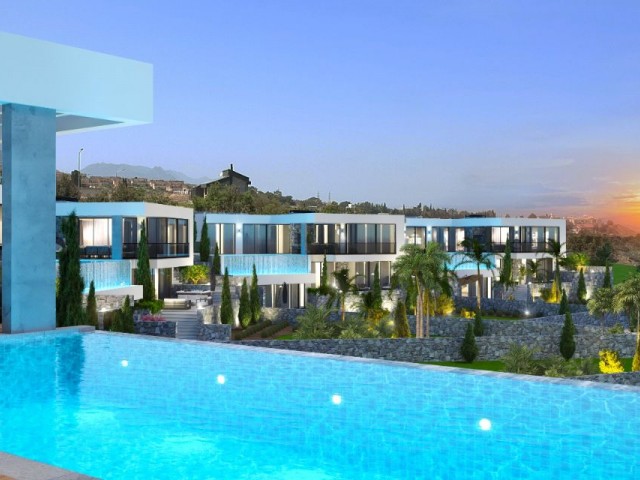 Kyrenia-Duplex 4+1 Luxusvilla mit Pool zu verkaufen