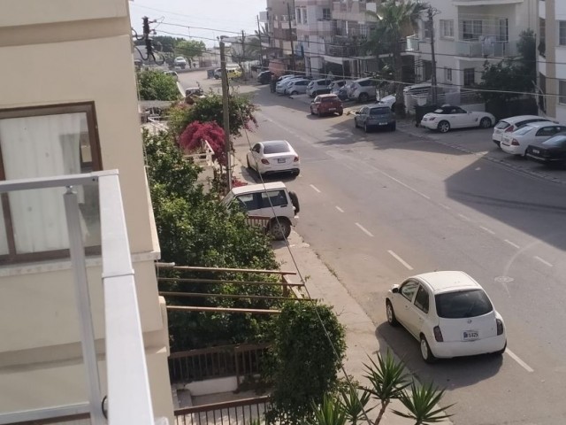 Furnished flat for sale in Famagusta Karakol neighborhood, within walking distance to the sea, in very good condition with sea view