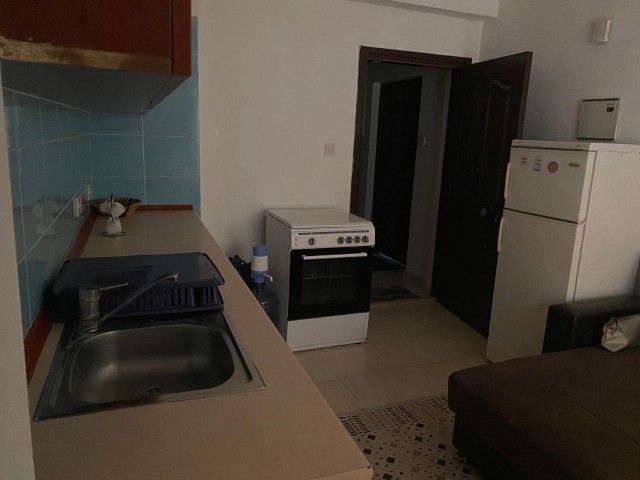 Furnished 1+1 flat for rent in Famagusta Karakol neighborhood, within walking distance of the school