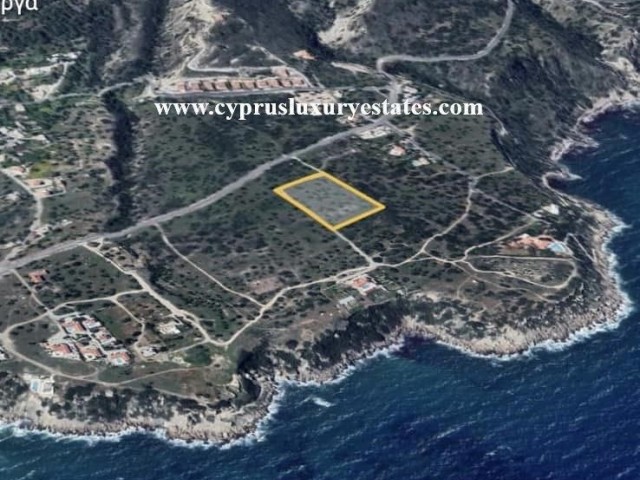 SUPER LAND WITH SEA VIEW OF 8 DECLARES OF 1 EVLEK IN CYPRUS ROCKS! 0533 853 68 88