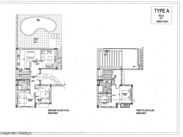  KİBRİS GİRNE LAPTA DA DENİZE 100 METRE 3+1 OZEL HAVUZLU  LUXURY VİLLALAR !