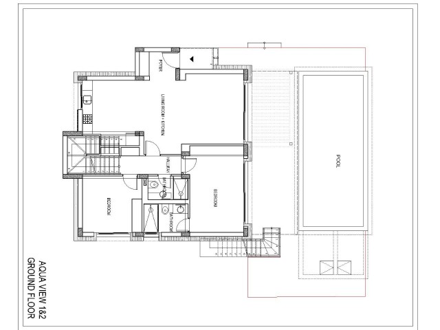 KİBRİS GAZİMAGUSA KUCUKERENKOY'DE 4+1 LUXURY AQUAWİEW VİLLA