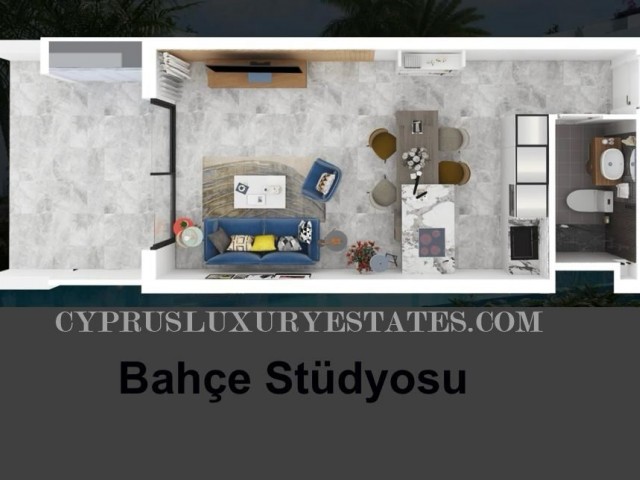 LUXURYBLUE 1+0 STUDIO FLATS IN ESENEPE, CYPRUS!