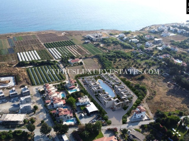 ZYPERN KYRENIA LAPTADA 1+1 LUXUSREGENWOHNUNG MIT POOL 300 METER ZUM MEER