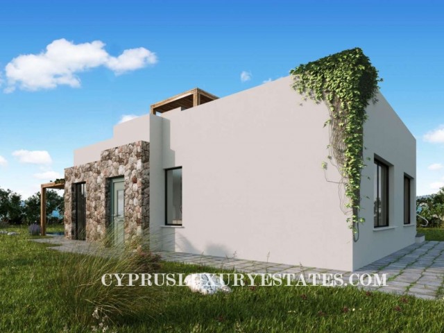 3+1 BUNGALOWS WITH PRIVATE POOL AT LUXURY BLUE RESORT IN BAHCELI, CYPRUS, 100 METERS FROM THE SEA!