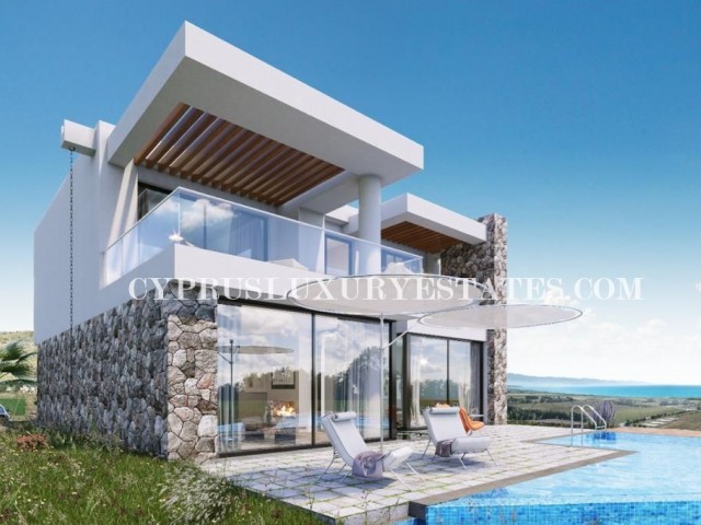 4+1 VILLAS WITH PRIVATE POOL AT CYPRUS BAHCELIDE LUXURY BLUE RESORT, 100 METERS FROM THE SEA!