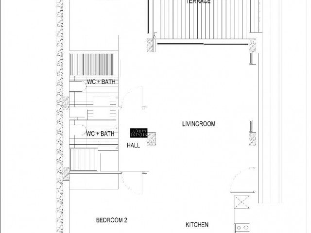  KIBRIS KUCUKERENKOY'DE LUXURYOASİS  2+1 DUBLEX PENTHOUSE DAİRE ORTAK HAVUZLU