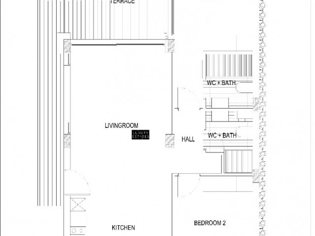 LUXURYOASIS 2+1 DUPLEX-PENTHOUSE-WOHNUNG MIT GEMEINSCHAFTSPOOL IN BAHCELI, ZYPERN