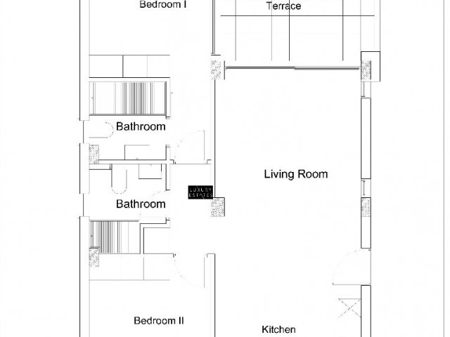 LUXURYOASIS 2+1 DUPLEX PENTHOUSE FLAT WITH SHARED POOL IN BAHCELI, CYPRUS