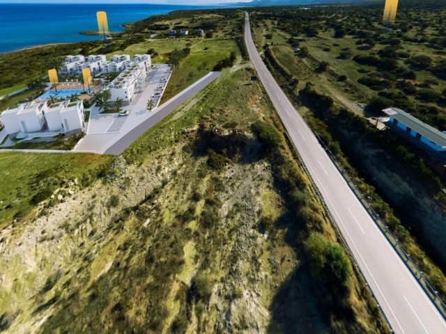 200 METERS TO THE SEA IN CYPRUS TATLİSU LUXURYSALOS 1+1 DUPLEX PENTHOUSE FLAT WITH SHARED POOL