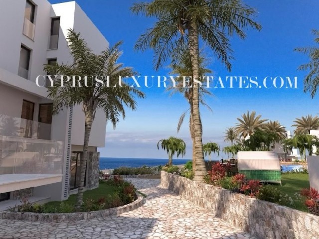 CYPRUS TATLİSU MARINA 1+1 DUPLEX PENTHOUSE WITH SHARED POOL 200 METERS TO THE SEA