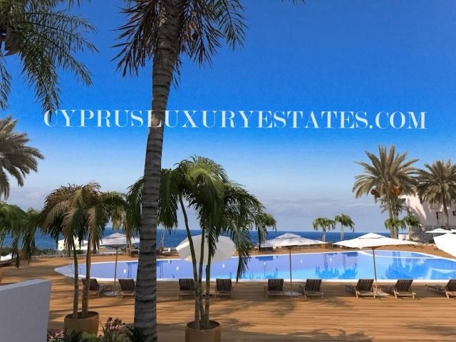 CYPRUS TATLİSU MARINA 1+1 DUPLEX PENTHOUSE WITH SHARED POOL 200 METERS TO THE SEA