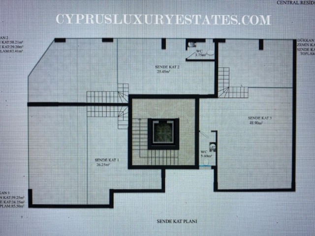 3+1 LUXURY FLAT CENTRALRESIDENCE IN KYRENIA, CYPRUS