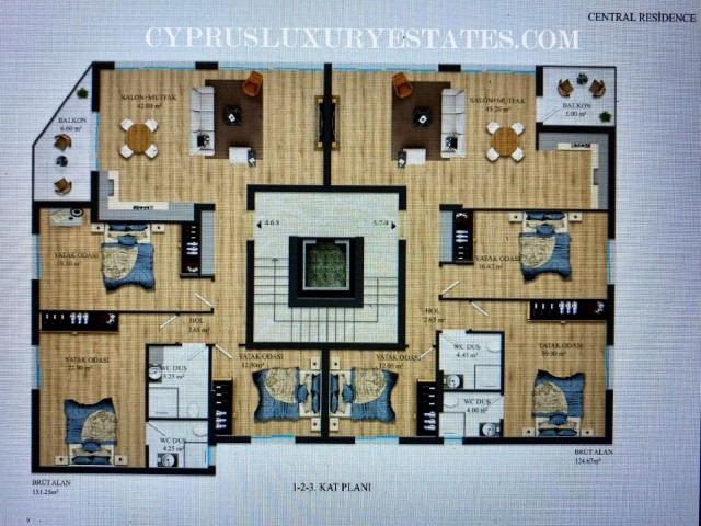 3+1 LUXURY FLAT CENTRALRESIDENCE IN KYRENIA, CYPRUS