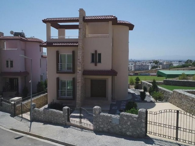 FINISHED FULLY DETACHED TRIPLEX VILLAS WITH LARGE GARDEN IN HAMİTKÖY