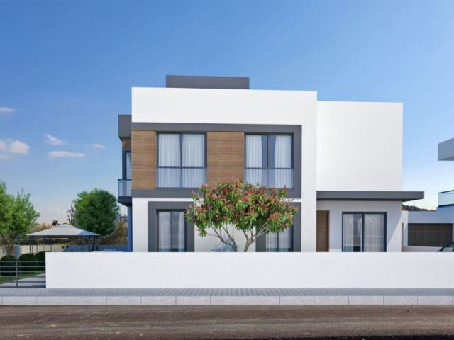 2 SINGLE DETACHED VILLAS WITH 4+1 LARGE LAND AREA TO BE FINISHED IN ALAYKOY