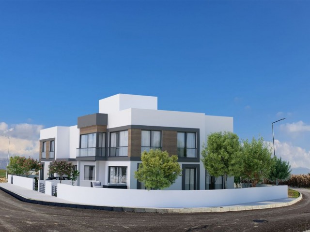 2 SINGLE DETACHED VILLAS WITH 4+1 LARGE LAND AREA TO BE FINISHED IN ALAYKOY