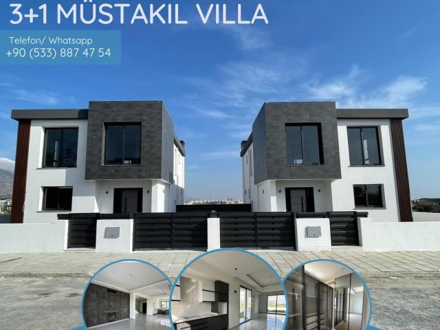 LAST 1 FULLY DETACHED VILLA ON OLD GÖNYELİ BOSPHORUS ROAD (3+1)