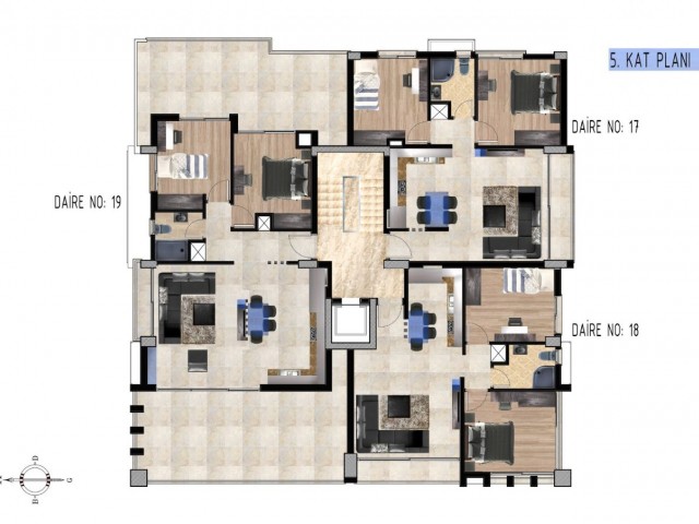 2+1 WOHNUNGEN UND PENTHOUSE AN DER NICOSIA SCHOOLS ROAD