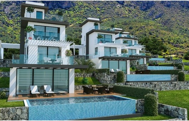 Villa in bester Lage und mit herrlichem Blick in Kyrenia-Lapta
