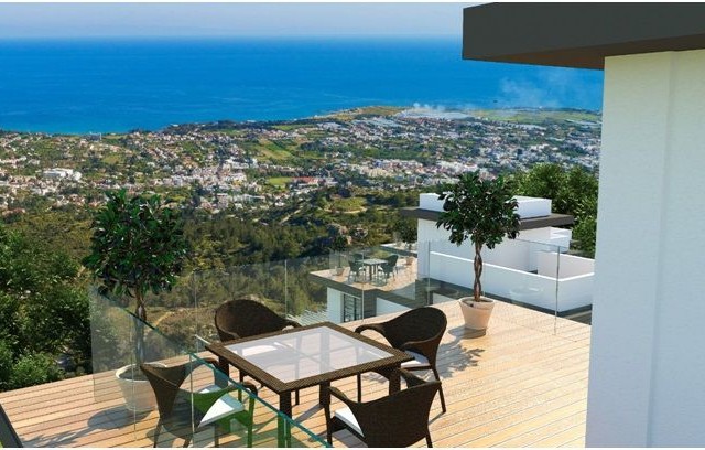 Villa with High Location and Magnificent Views in Kyrenia-Lapta