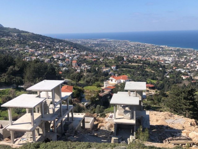 Villa with High Location and Magnificent Views in Kyrenia-Lapta