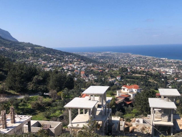 Villa with High Location and Magnificent Views in Kyrenia-Lapta