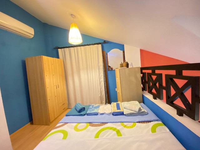 Ful eşyalı, 2+1 &  yarı özel havuzlu ikiz villa (en az BEŞ gece kiralanır)