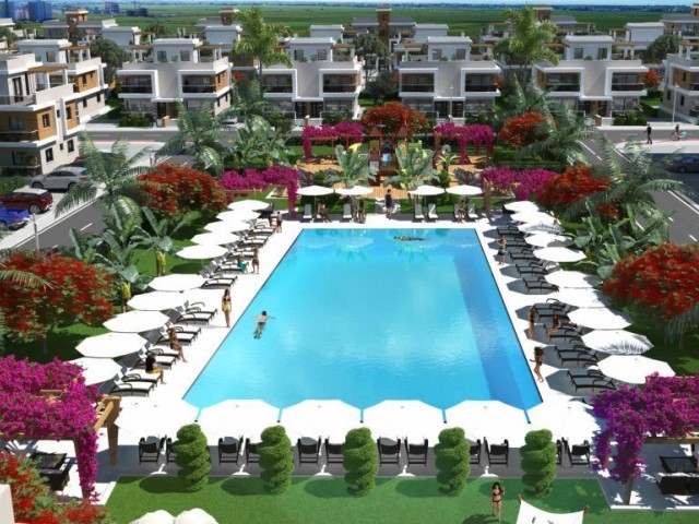 Royal Sun Elite Ruby 2 Yatak Odası Yarı Müstakil Villa ** 