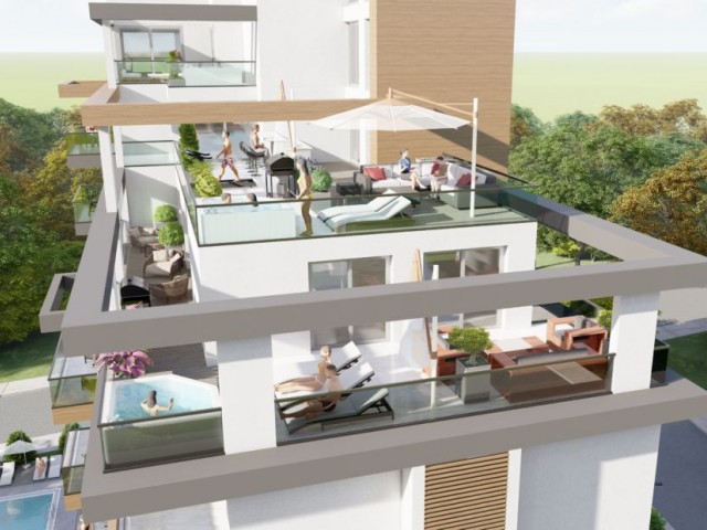 La Familia 2 ve 3 Yatak Odalı Penthouse Apartments ** 