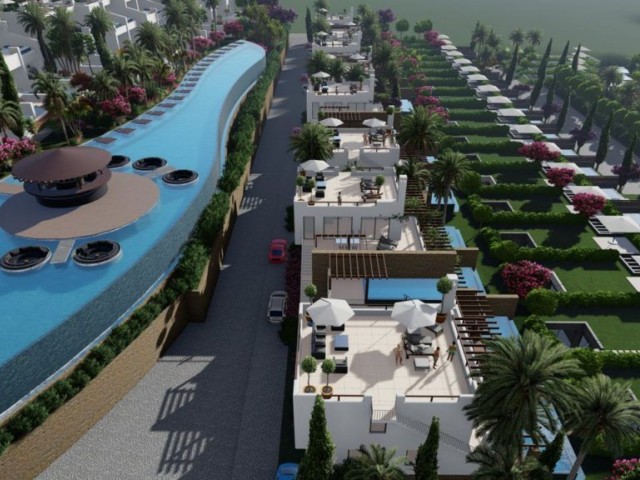 Bahamalar Evleri B Tipi 3 Yatak Odalı Penthouse Daireler ** 