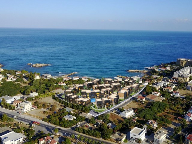 Girne'de Akdeniz'e yürüme mesafesinde 1 Yatak Odalı Daire ** 