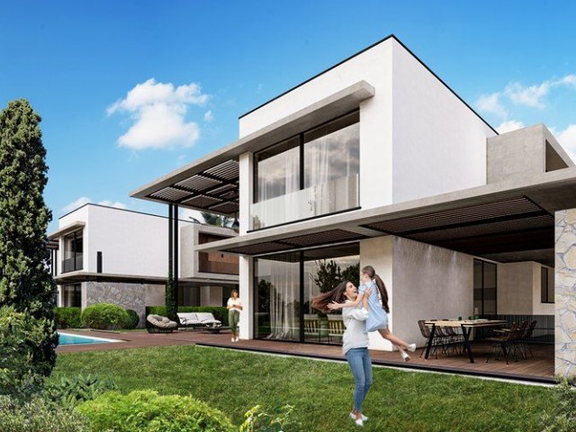 Plaja sadece birkaç dakika mesafede Lüks Modern 5 Yatak Odalı 5 Banyolu Villa ** 