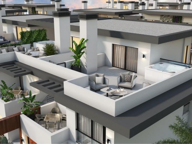 Turnkey February 2025 Down payment 40% Until key delivery 30% for 36 months Last 30% in interest-free installments for 24 months from key delivery Yeniboğaziçi salamis 2 outdoor pools within walking distance of the hotel One indoor pool Gym sauna Turkish bath All ground floor ** 