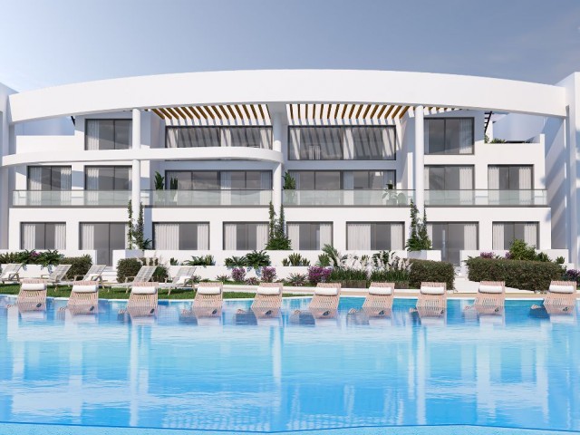 Our ultra-luxury project with magnificent mountain and sea views in the village of İskele yar awaits you, our customers. Each flat has its own private pool. Within the site, there is a 1000M2 communal pool, as well as a fitness sauna, hammam, massage parlor and walking track.